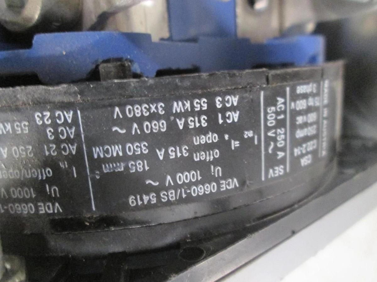 Used Kraus & Naimer, C250, Disconnect Switch, Used