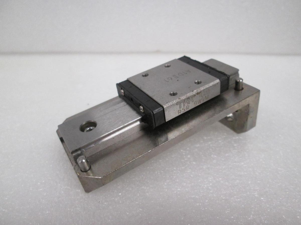 Used THK, Linear Guide Rail w/ Bearing Block, RSR 9WVM, Used