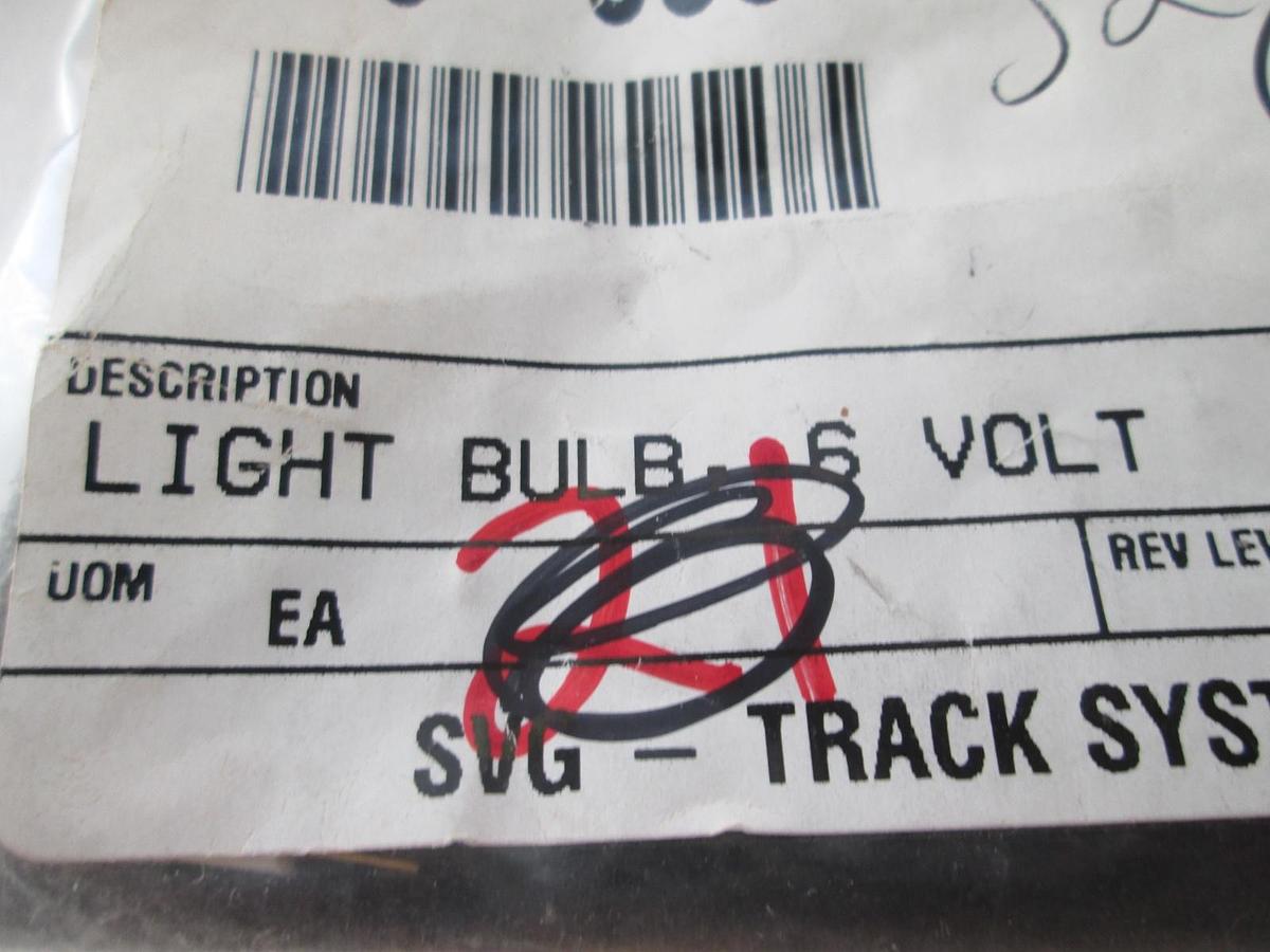 Miniature Light Bulb, 110-003, 6 Volt, New, Lot of 85