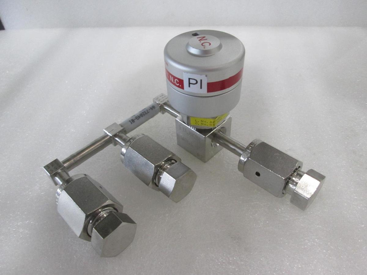 Used AMAT, 04-732049-01, Gas Line Assy w/ Fujikin Valve, New
