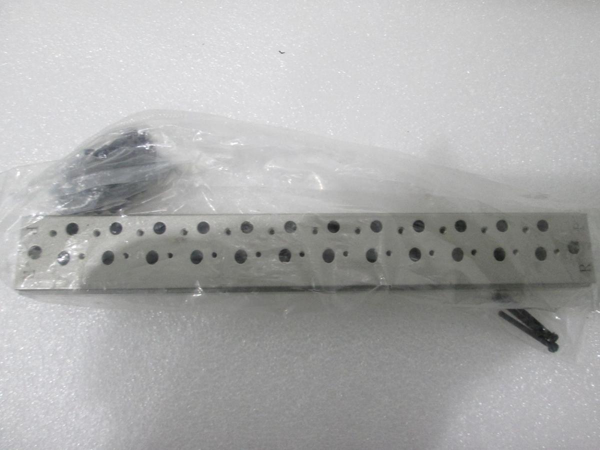 Used SMC 12 Position Manifold Block for Valve, New