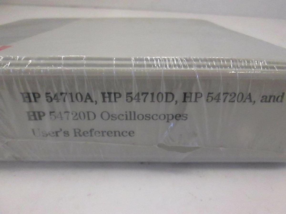Used HP Oscilloscope User's Reference, New