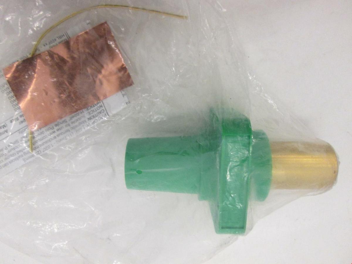 Hubbell, HBLFRGN, Single Pole Female Receptacle, Green, New