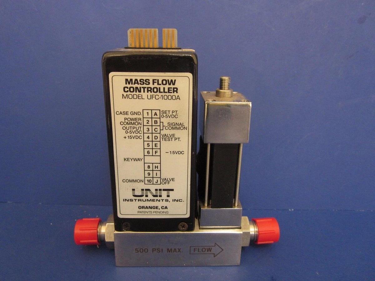 Used UNIT MFC Mass Flow Controller UFC-1000A, 50 SCCM, SiH2Cl2, Used