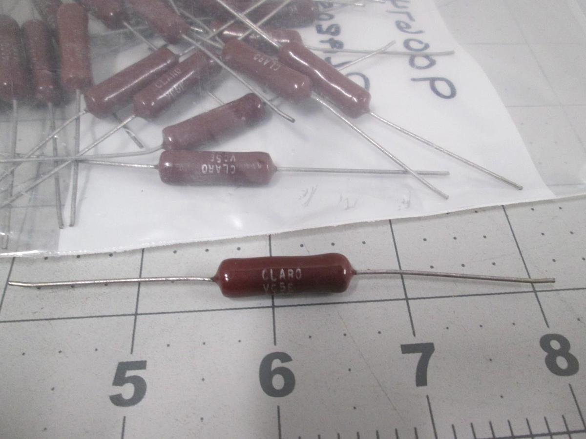 Used Clarostat, VC5E, Resistor, 4.0K OHM, 6.5W, 5% Thru Hole, New, Lot of 25