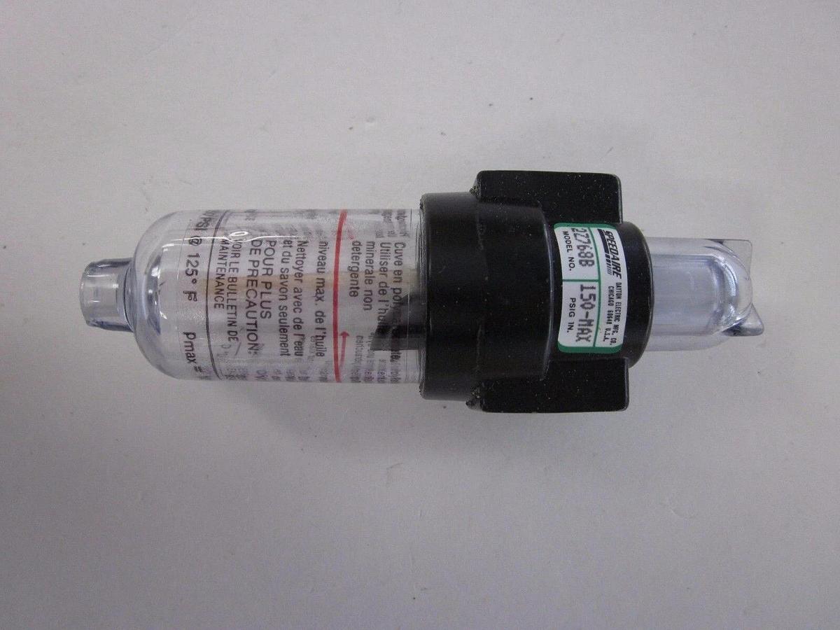 Speedaire 2Z768B Lubricator, 150-Max PSIG IN., 1/4" Female In/Out, NIB- LOT of 2