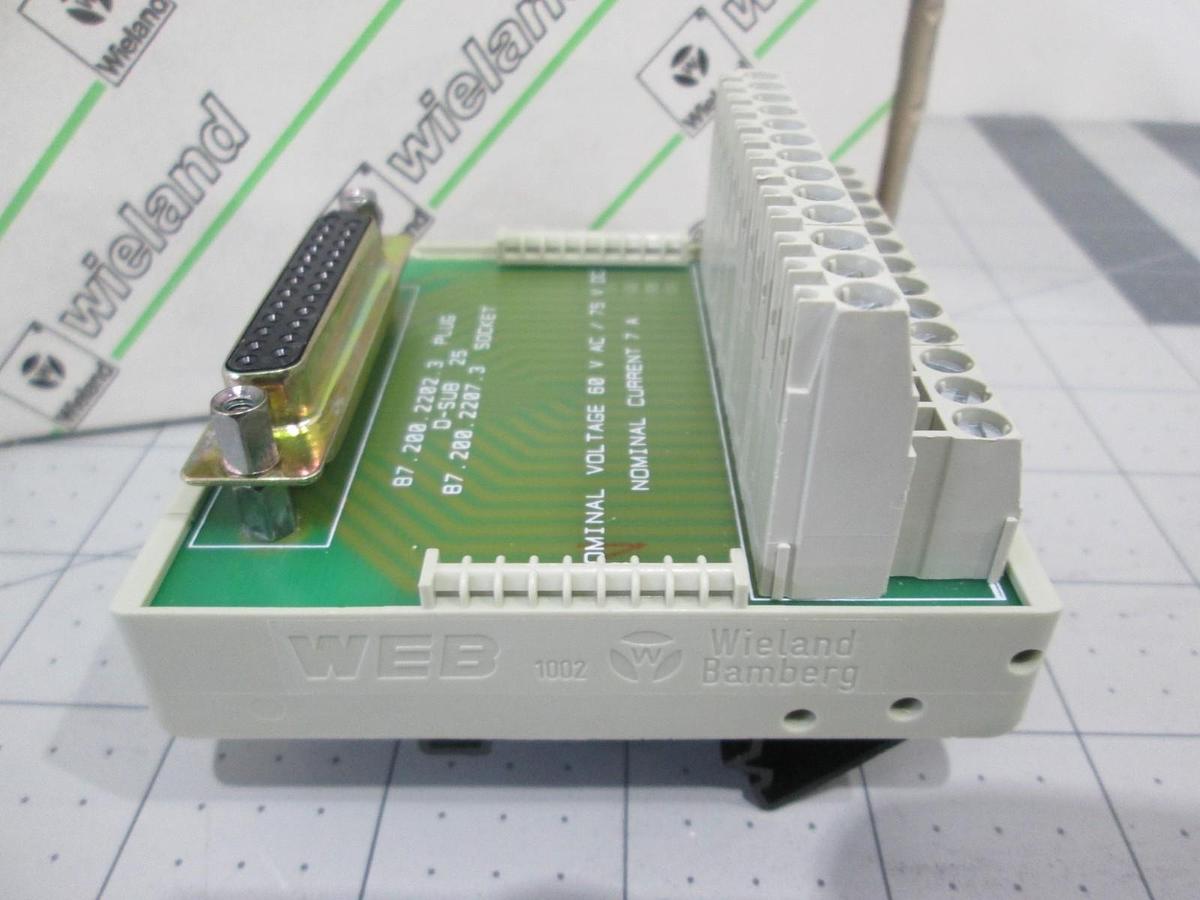 Wieland Bamberg, 87.200.2202.3, D-Sub Conversion Module, New