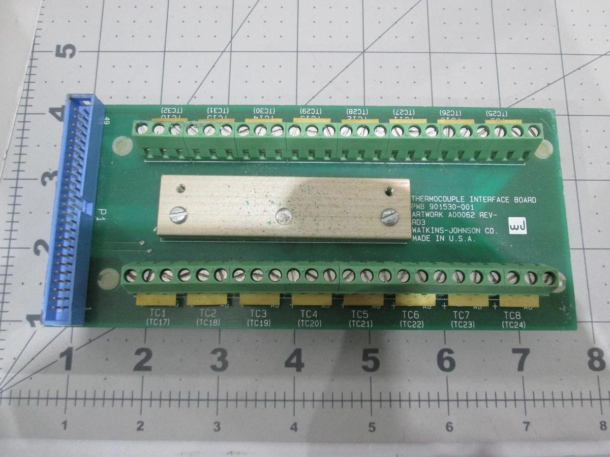 Used Watkins Johnson, 901530-001,Thermocouple Interface Board, Used