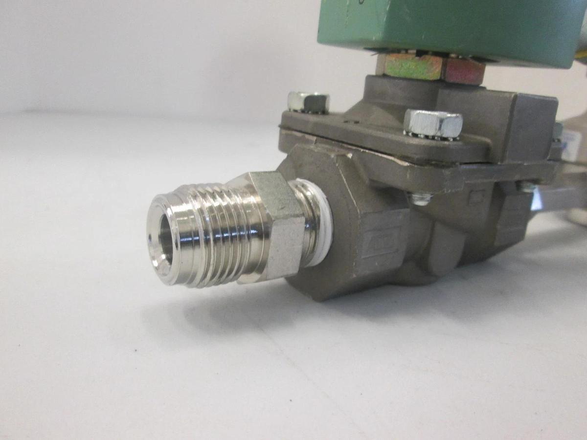 Used Gas Stick Assy, Asco Solenoid Valve 8210G87, Veriflo Regulator, 30-0-100, Used