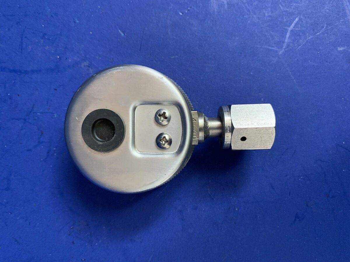 Used Span Pressure Gauge 0-4000 psi, 1/4" FVCR Bottom Mount, LOT of 5, Used