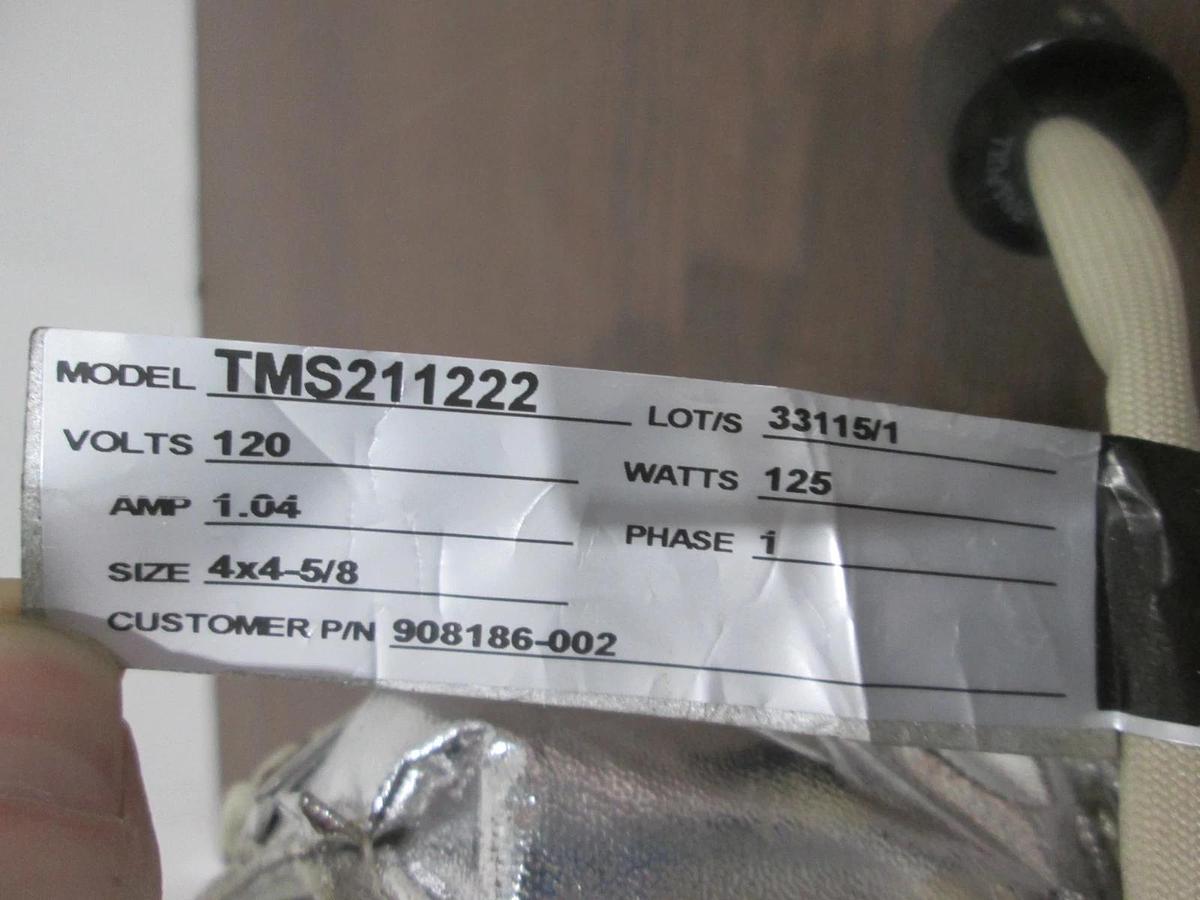 Used SVG, TMS211222, Heater Jacket, 125W, 1 Phase, 1.04A, 120V, Used