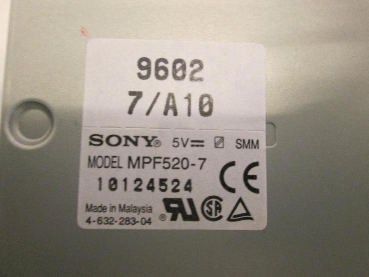 Used Sony, Floppy Disk Drive, MPF520-7, Used