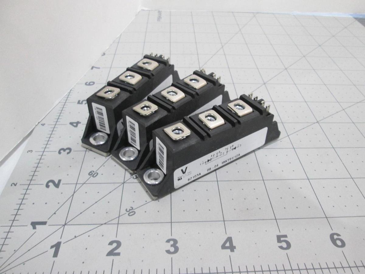 Used Vishay, IRKT91/12A, Power Module Supply, Used, Lot of 3