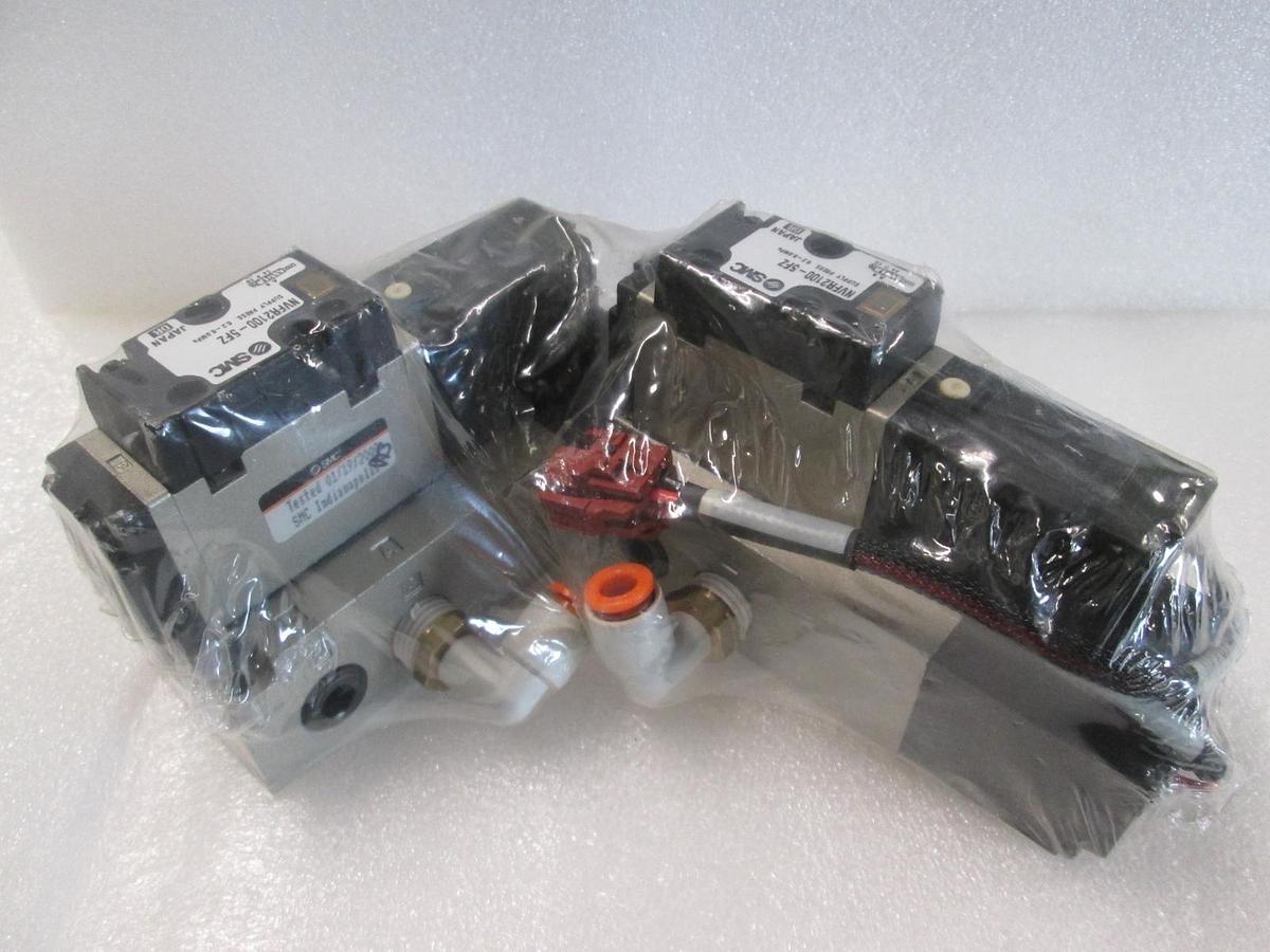 SMC, NVFR2100-5FZ, Solenoid Pilot Valve Assy, New, Lot of 2
