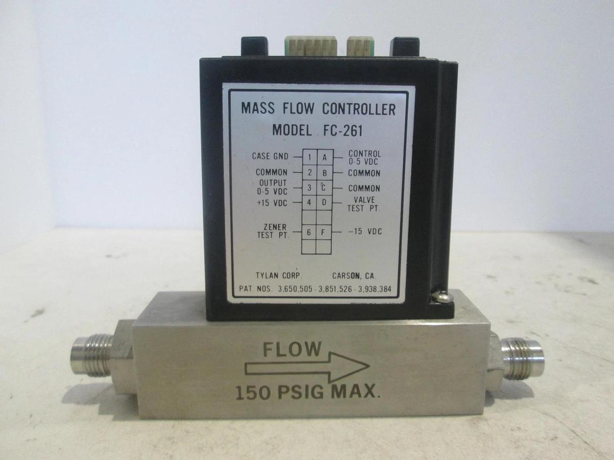 Used Tylan, FC-261, Mass Flow Controller, 20 SLPM, AR, Used