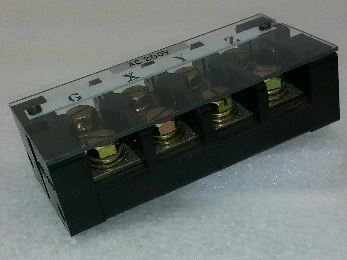 Used TEL Tokyo Electron Gas Box Terminal Block 4-Position, Used