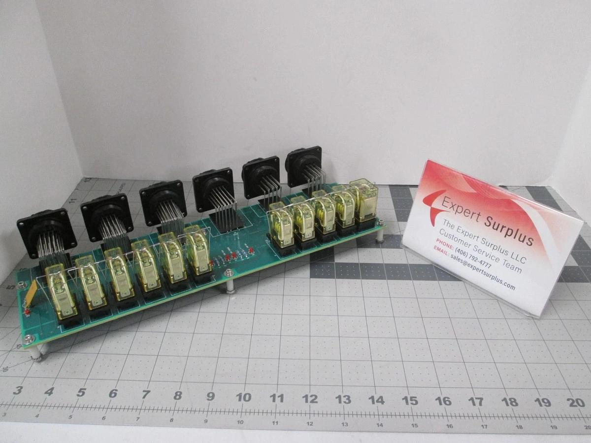 Aviza, 2019991-001, EMO Breakout PCB w/ 10 RHIB ULC DC24, New