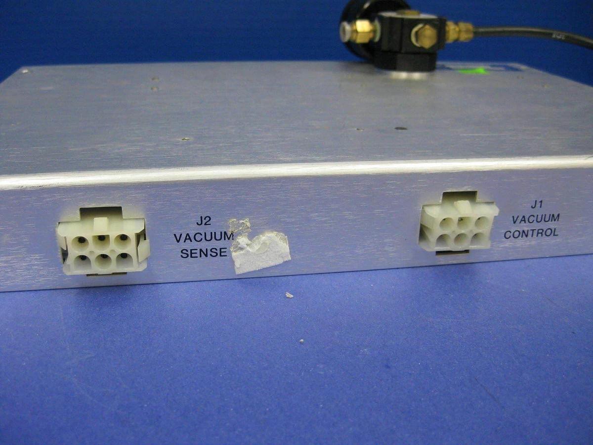 Used Vacuum Control Panel Assy w/ CONVUM CVF-2-10HS Vacuum Generator/Switch, Used