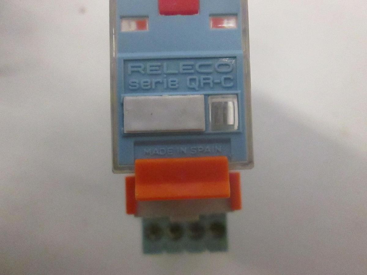 Used Releco, QR-C Relay w/ Socket and Unknown Relay, Used, Lot of 2