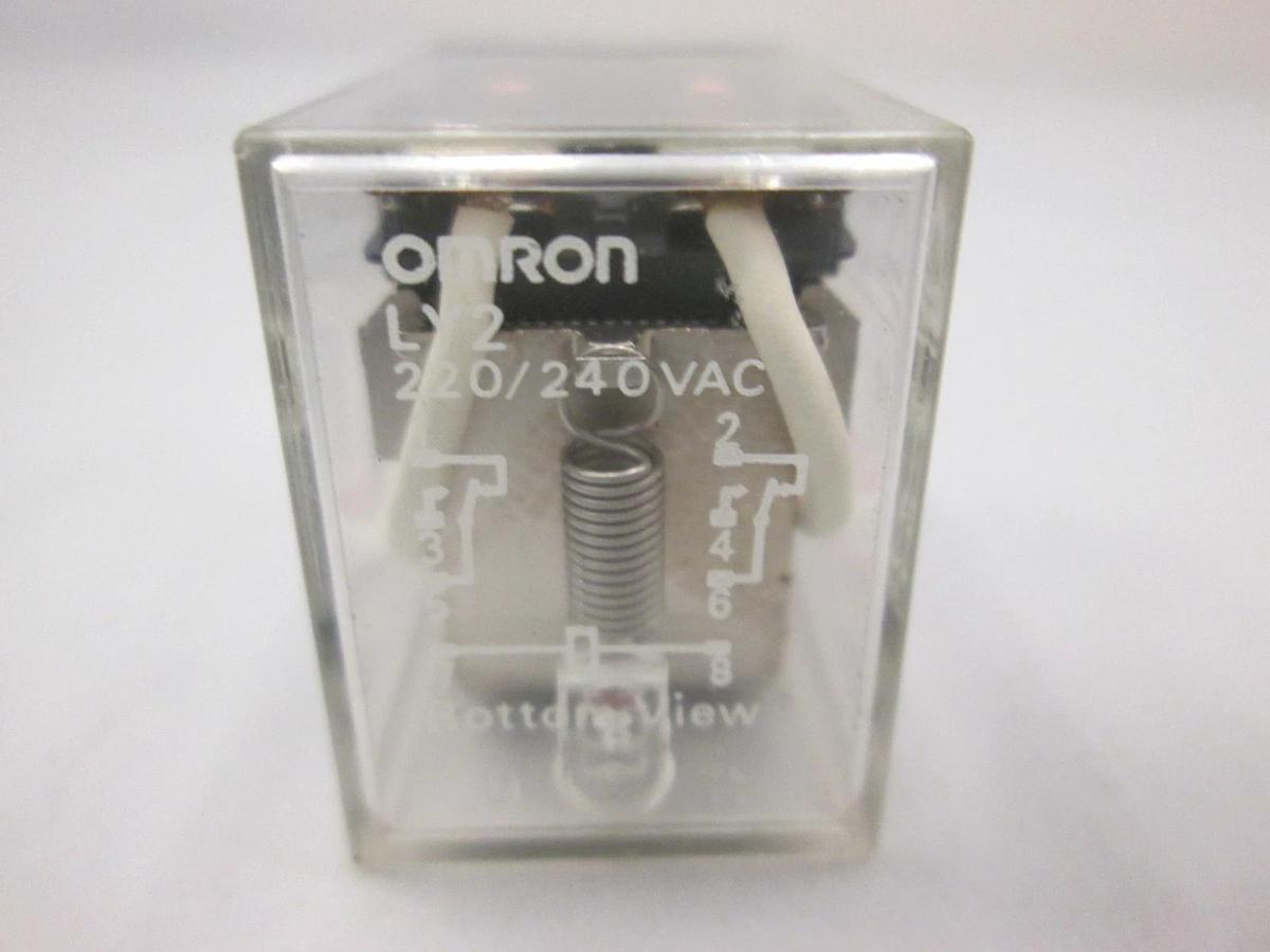 Used Omron, LY2, Relay, 220/240VAC, Used
