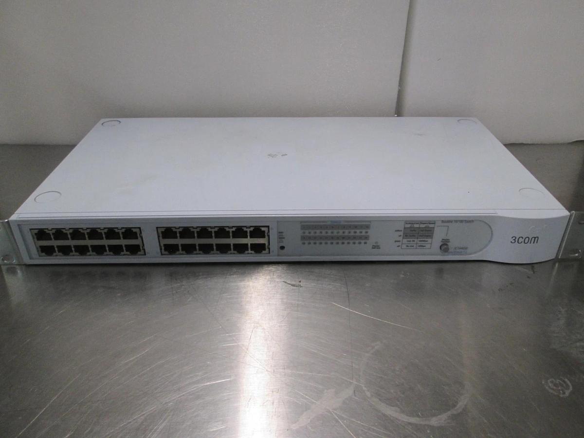 3Com, 24 Port Switch, SuperStack, 3C16465B, Ethernet Switch, Used