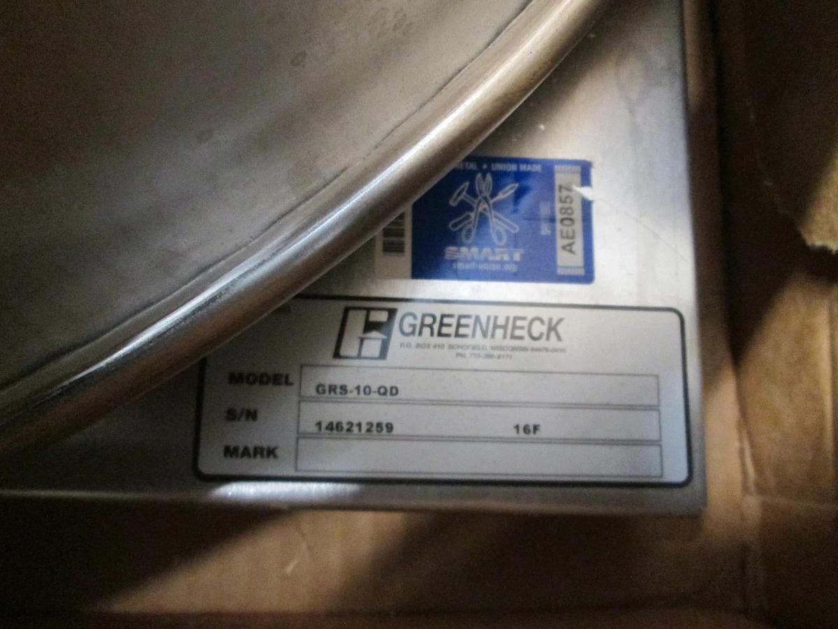 Greenheck, GRS-10-QD, Exhaust Fan, New