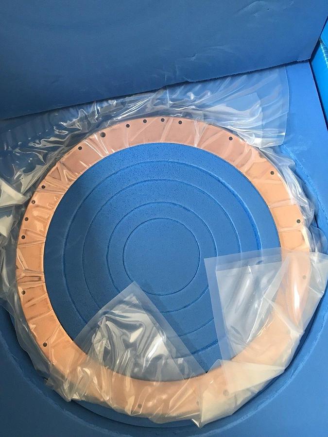 Used Praxair NI7V, 3N5, END200TOPHAT SolderbondAssy, 13"x.25", AMAT 0190-21122, New