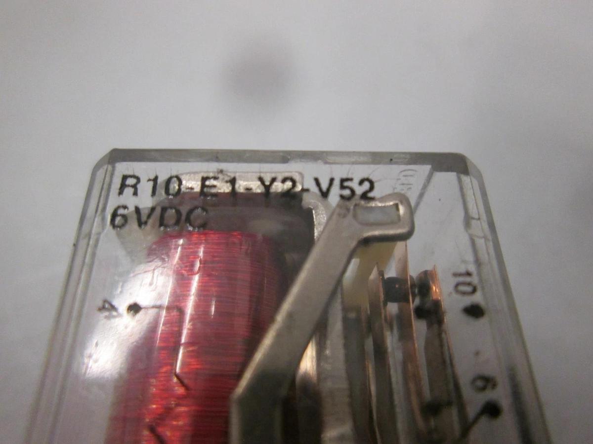 Used Potter & Brumfield, R10-E1-Y2-V52, 6VDC Relay, Used