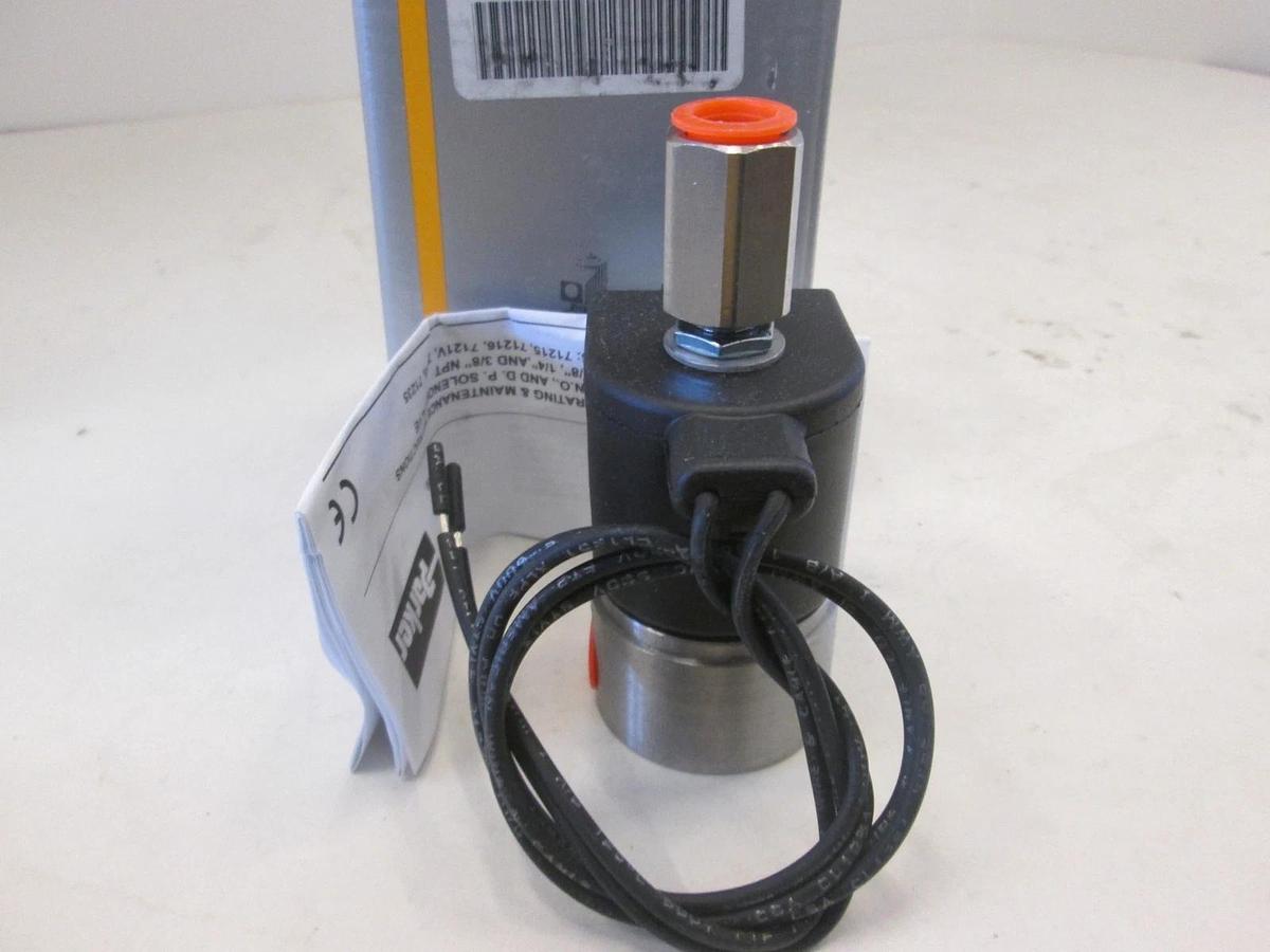 Parker, 71295SN2KNJ1N0L111C2, General Purpose Valve, 10W, 24V DC, 3/32, New
