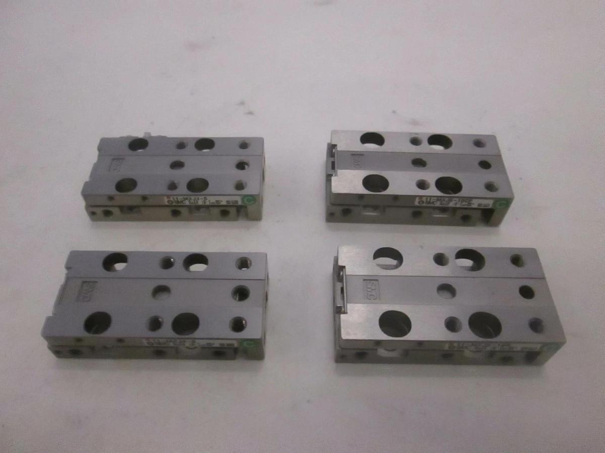 Used SMC, Slide Actuator, 11-MX14-5 (2), 11-MXJ6-10CP (1) and 11-MXJ6-10N (1), Used