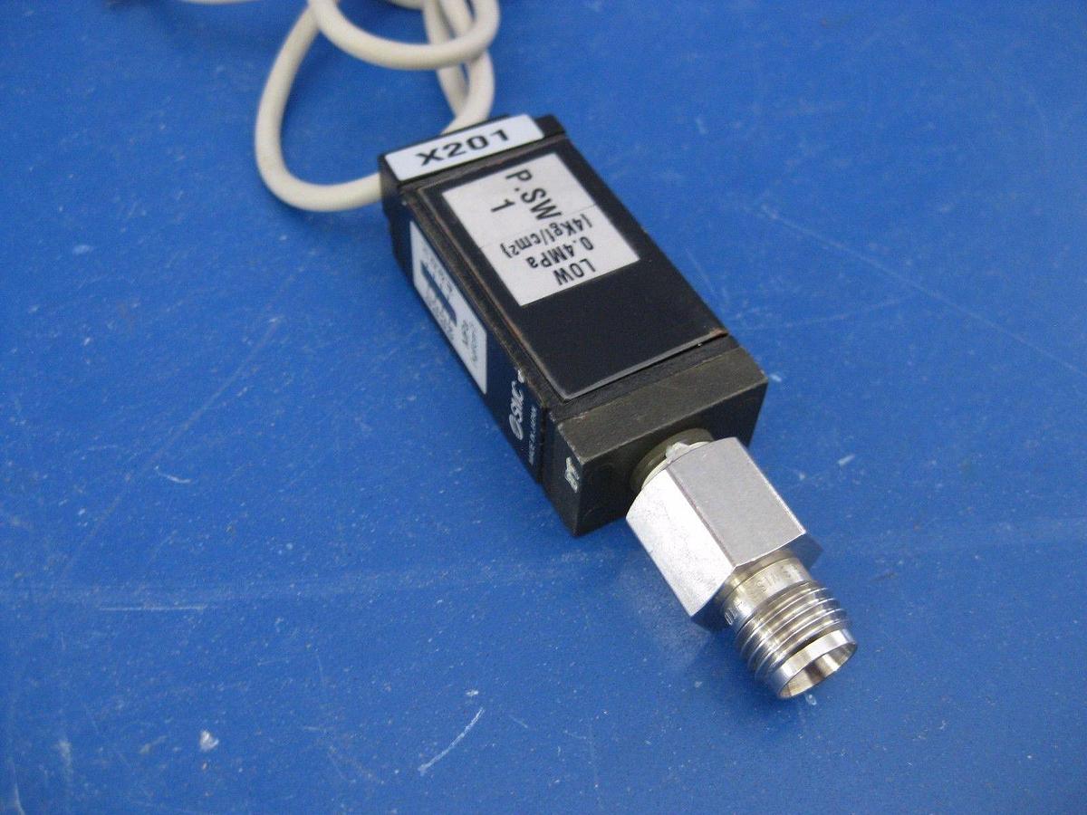 Used SMC Vacuum Pressure Switch, 0.1-0.4 MPa, Used