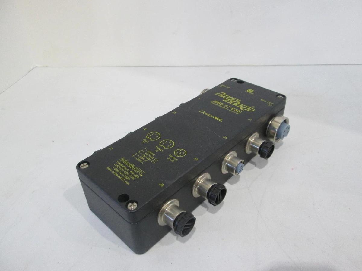 Used DeviceNet, Bus Stop, JBBS-57-E801, Passive Multiport Junction, Used