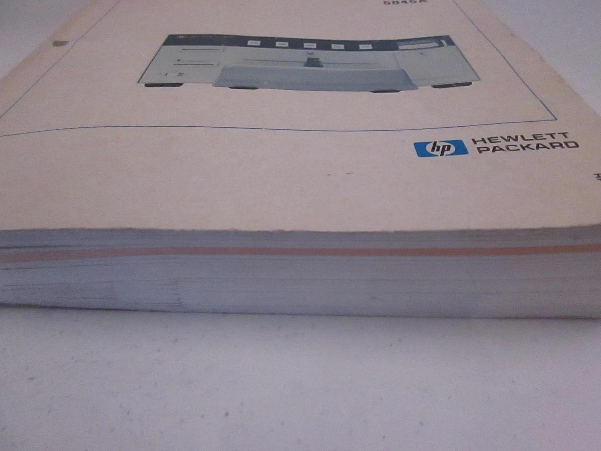 Used HP Digital IC Tester 5045A Operating and Service Manual, Used