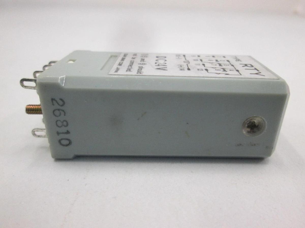 Used IDEC, RTY, DC 24V Relay, Used