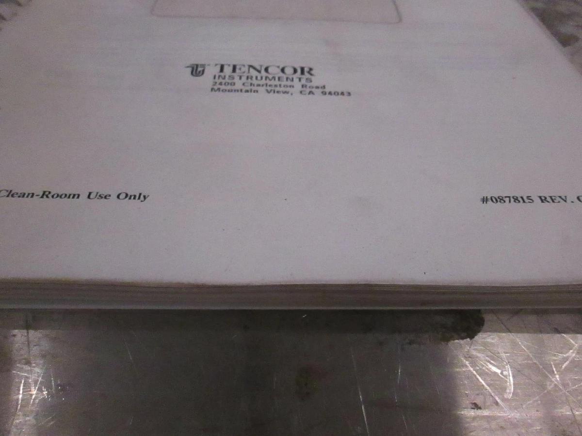 Used Tencor Instruments Surfscan 4500 User's Manual, 087815, Used
