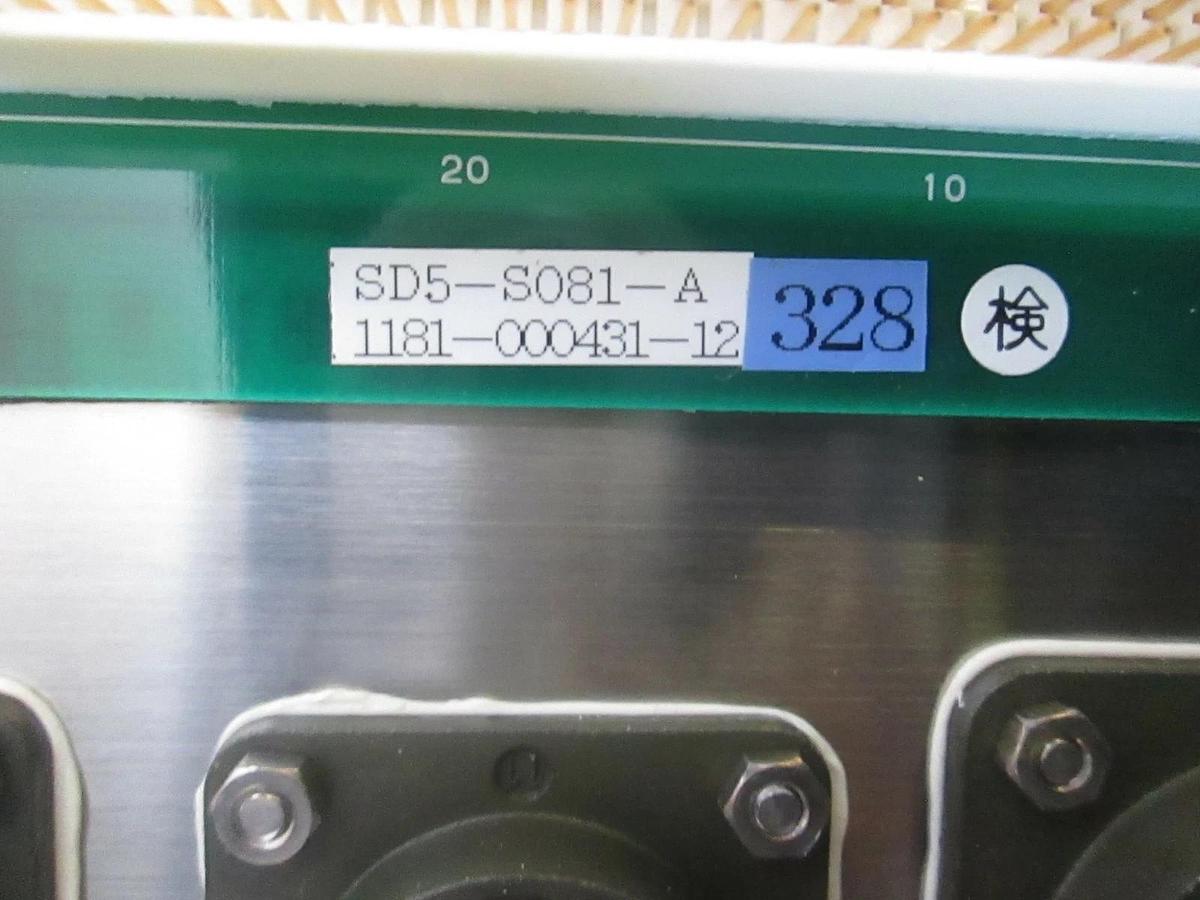 Used TEL Tokyo, PCB SD5-S081-A Assy w/ Connecting Cables, Used