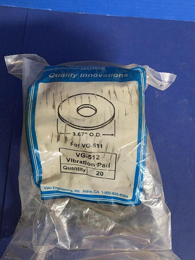 Valu VG-512 Vibration Pad for VG-511, 3.67" OD, Lot of 20 New