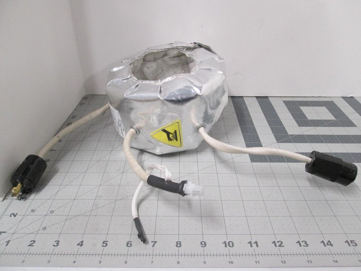 Used BH Thermal, UTMS10011RSN-104, Heater Jacket for Butterfly Valve, New