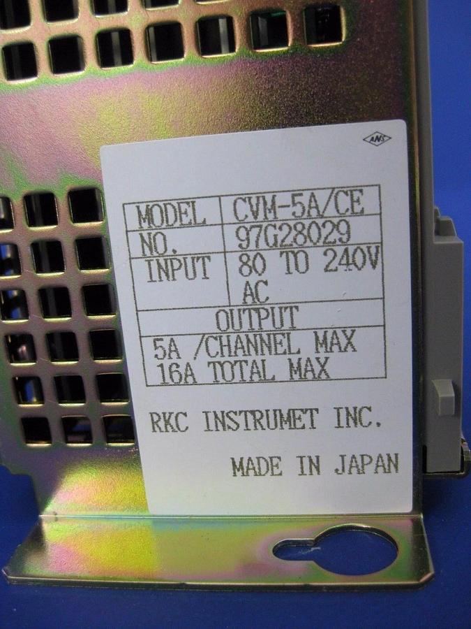 Used RKC Instrument CVM-5A / CE for Farex SR Mini System, Used