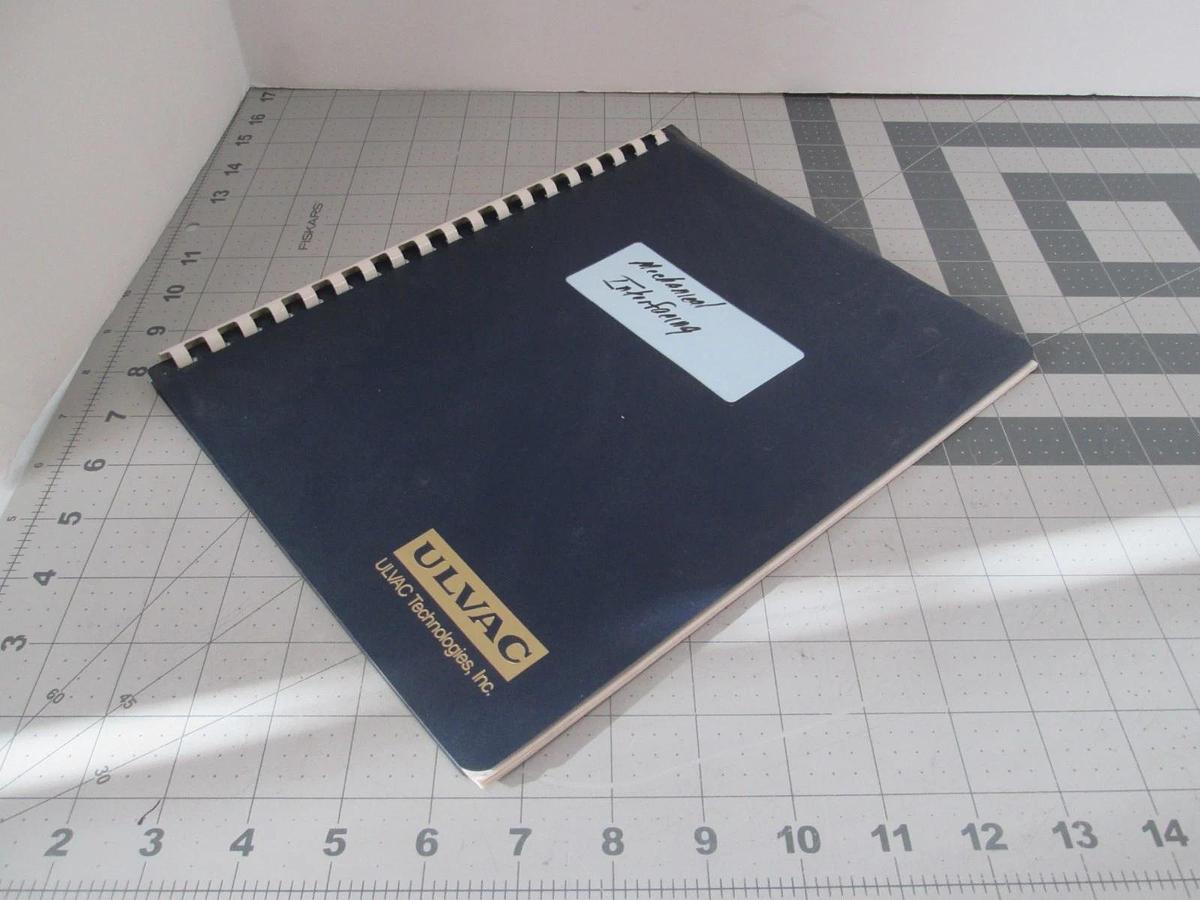 Used Ulvac, VacuTran Mechanical Interfacing Guide, Used
