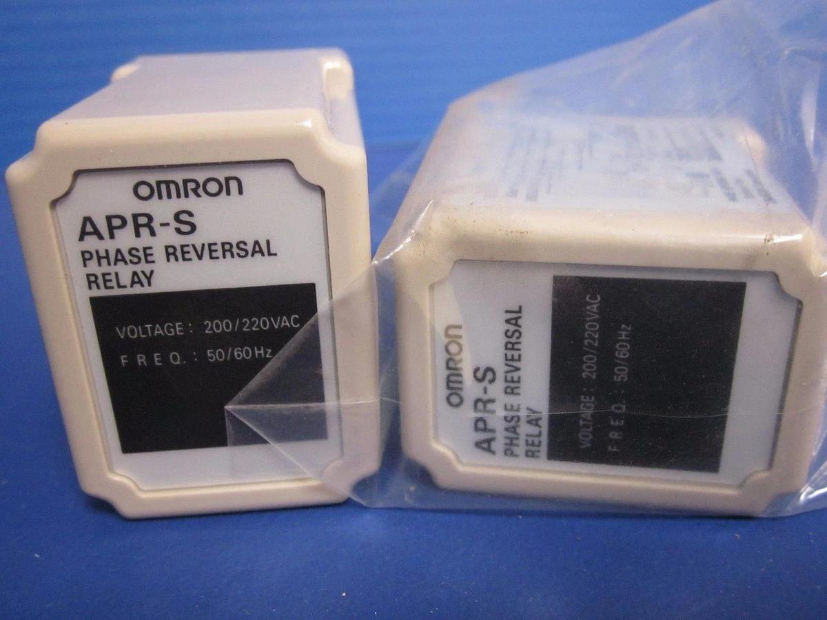 Omron APR-S Phase Reversal Relay - Lot of 3 NEW