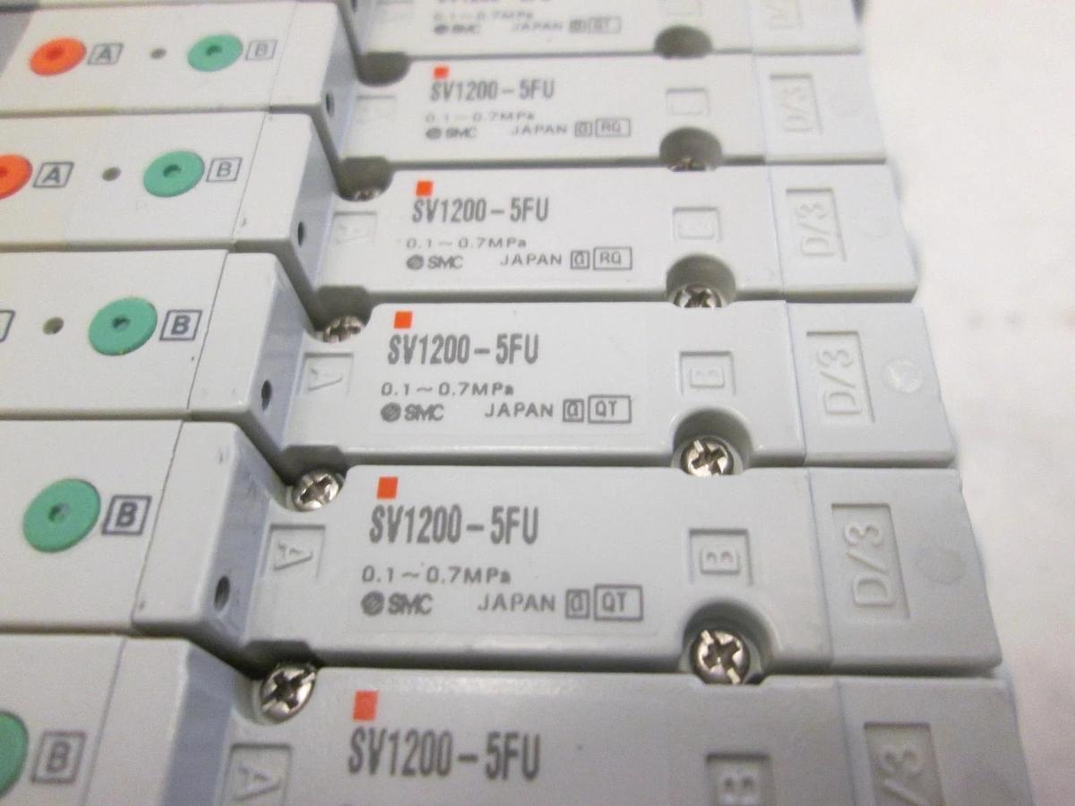 SMC, EX250, DeviceNet Interface Module Assy w/ 10 Valves, SV1200-5FVD, New