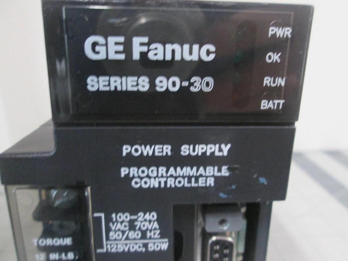 Used GE Fanuc, IC693PWR321M, 30W Power Supply, Series 90-30 Programmable Control Used