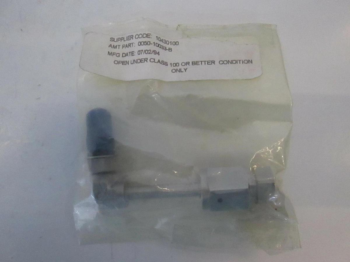 AMAT, 0050-10033-B, FTG 90DEG 7/16-20 TO #1/4VCR ASP, New