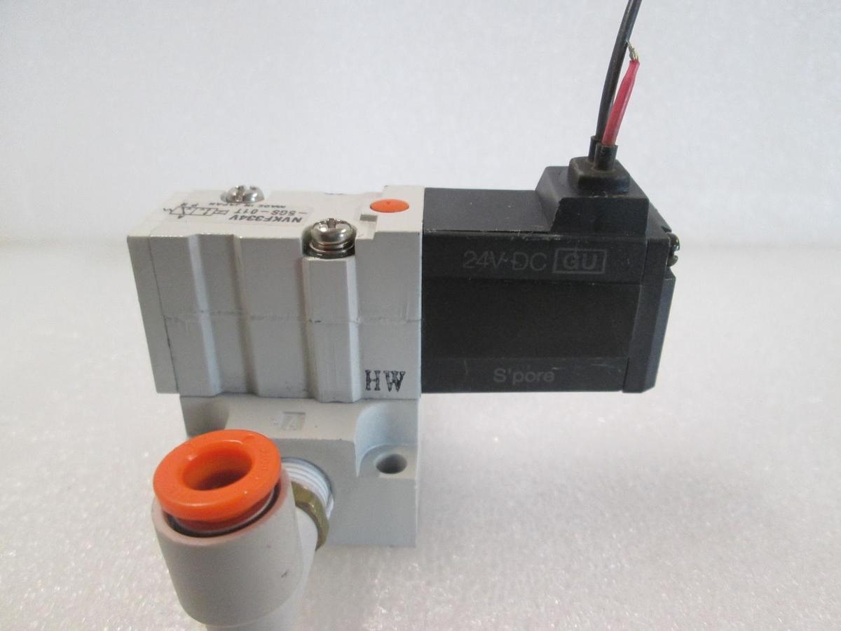 Used SMC, NVKF334V-5GS-01T, Solenoid Valve Assy, Used