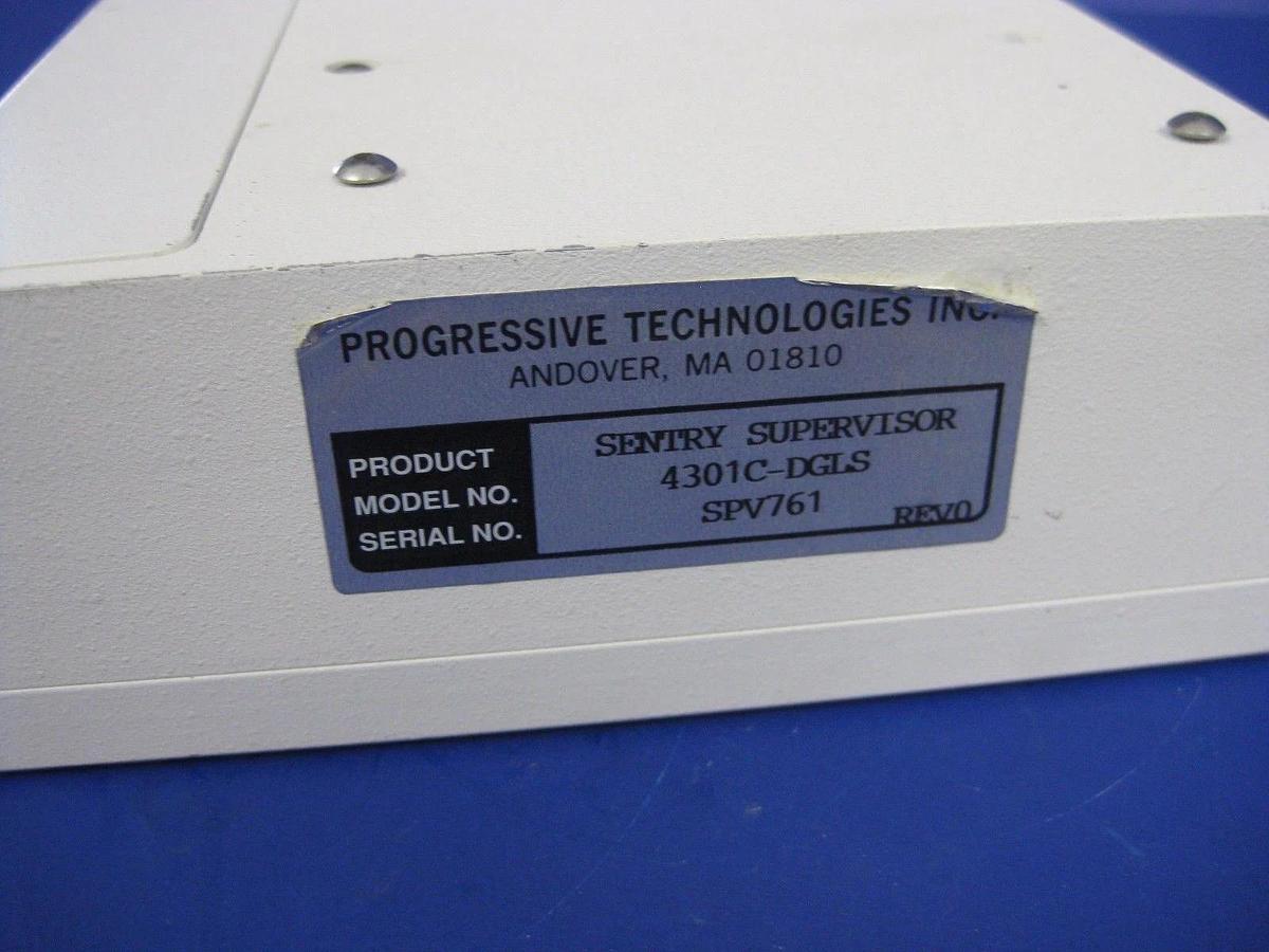 Used Progressive Technologies 4301C-DGLS Sentry Supervisor, Used