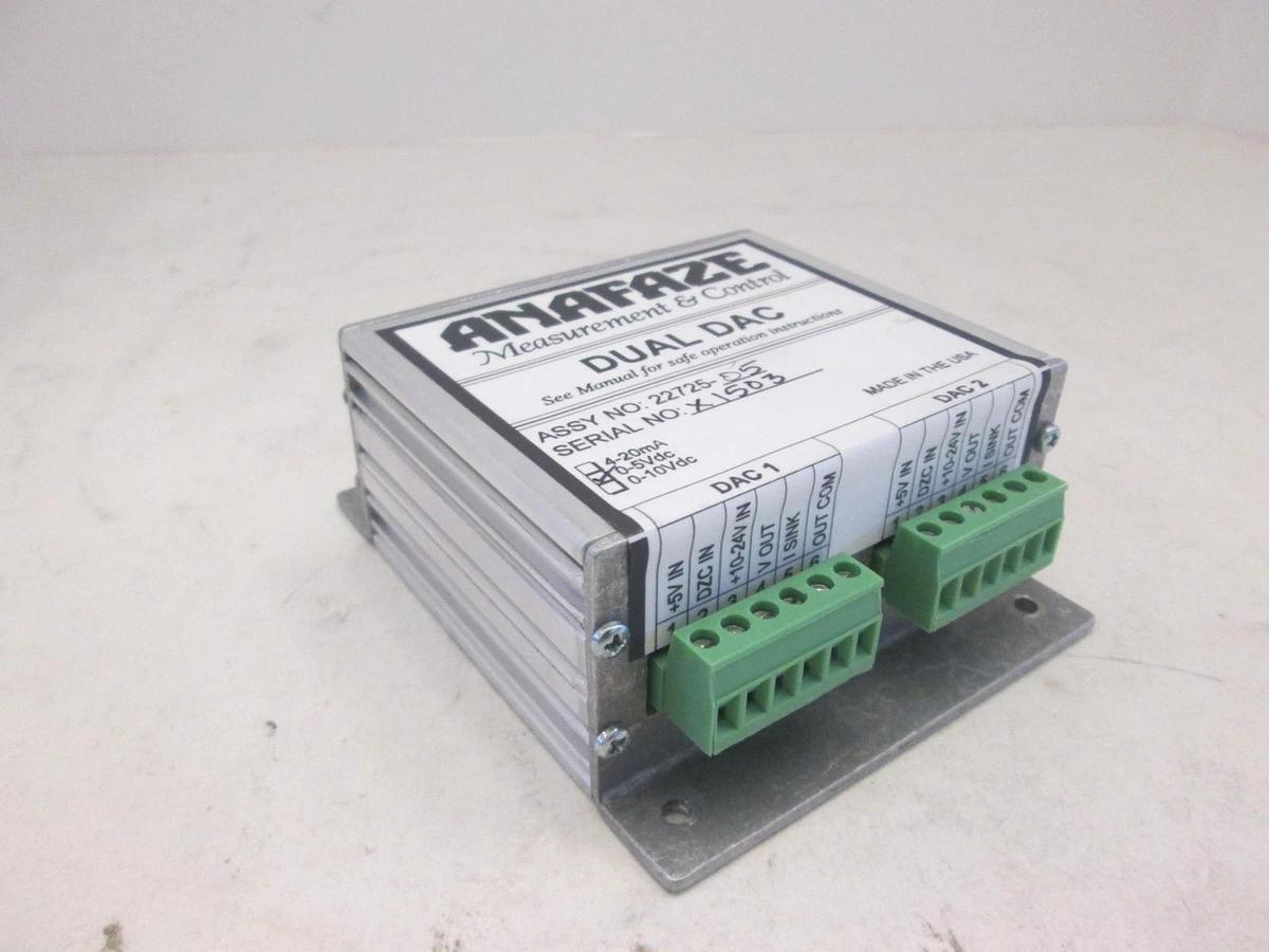 Used Anafaze, 22725-05, Dual DAC Measurement and Control Transmitter, Used