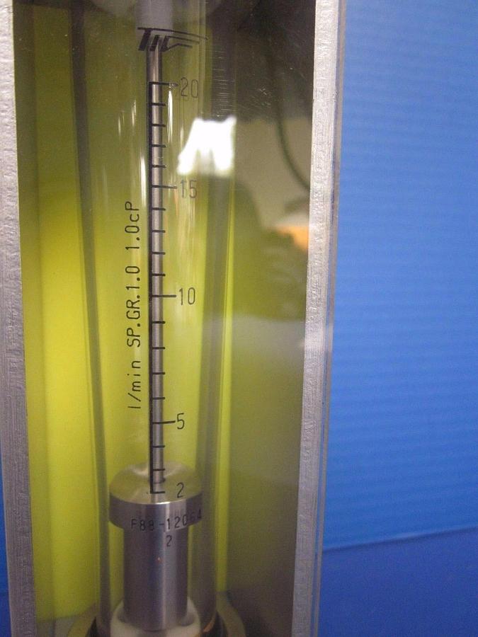 Used TOKYO KEISO 2-20 l/min Purgemeter with 1" Connection Fittings
