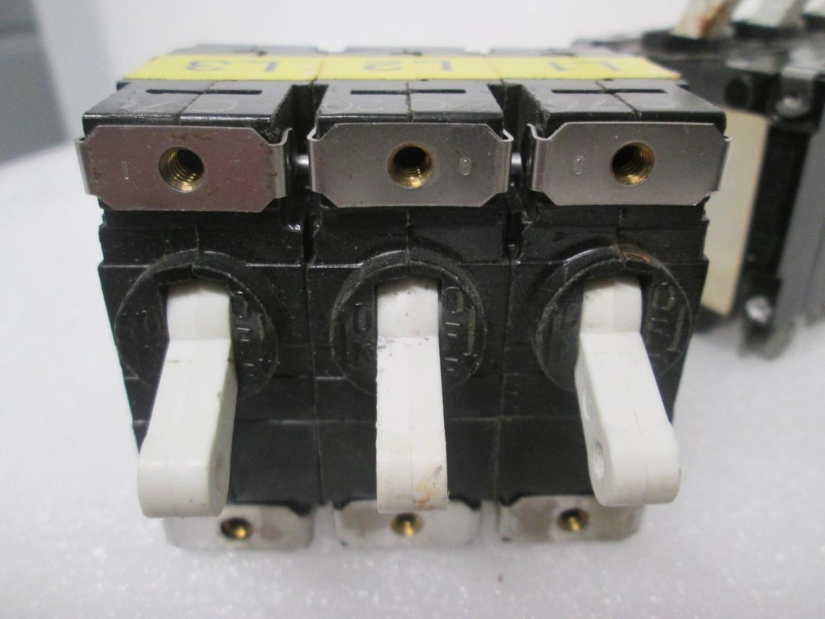 Heinemann, JA3-T3-A, Circuit Breaker, 3 Pole, 15A, 111-7004, New