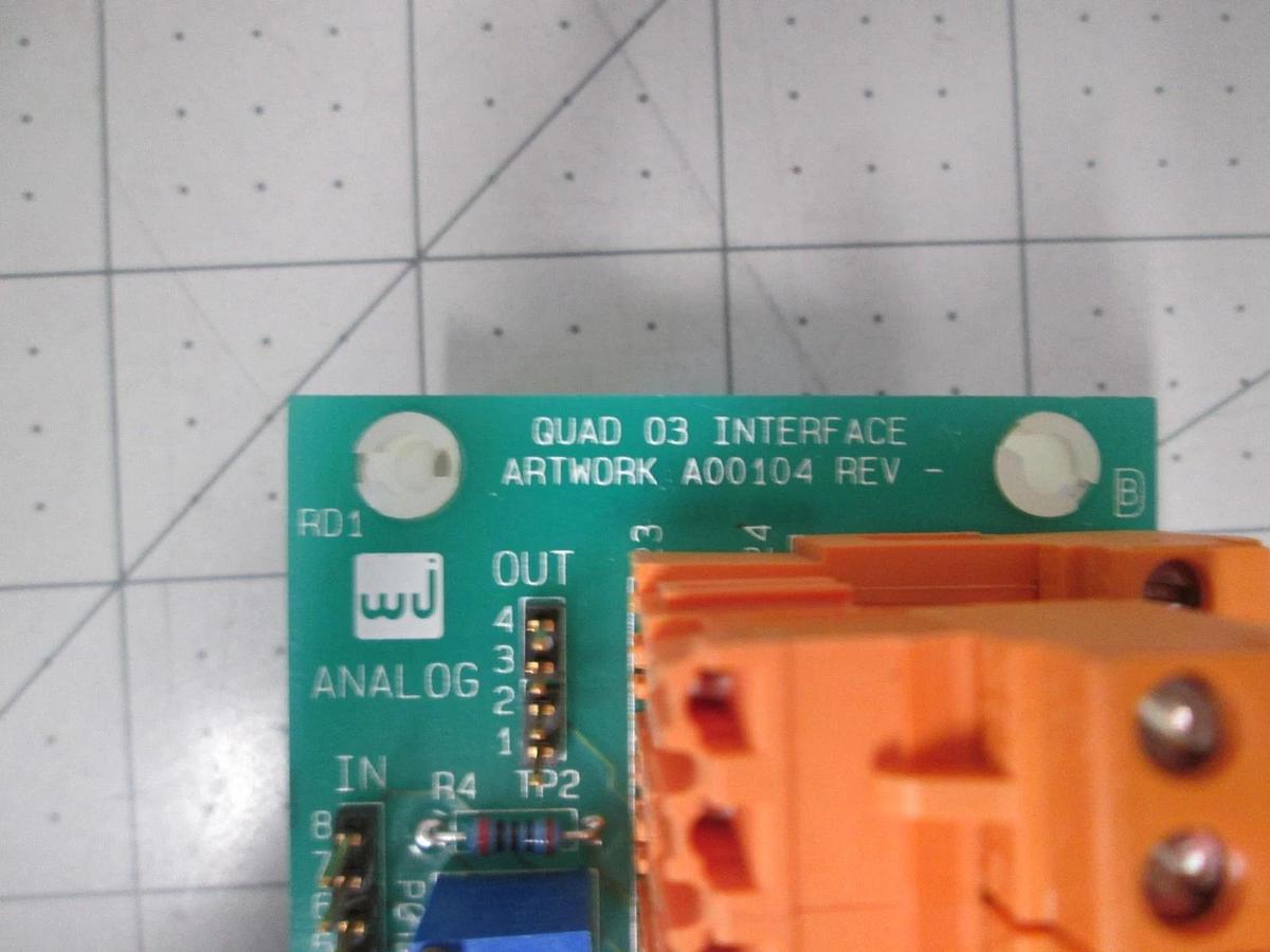 Watkins Johnson, 906919-001, Quad 03 Interface Board, New